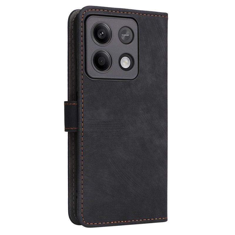 Flip Cover Xiaomi Redmi Note 13 Pro 5g Rfid-blokering Og Snor