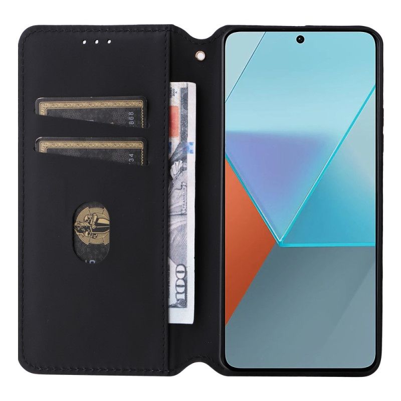 Læder Cover Xiaomi Redmi Note 13 Pro 5g Telefon Etui 3d Kuber