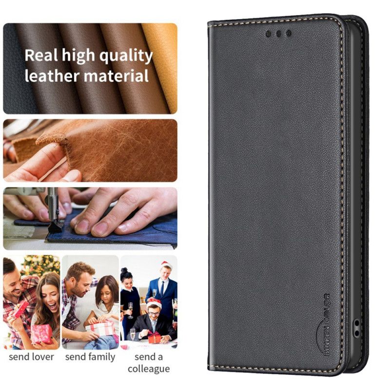 Læder Cover Xiaomi Redmi Note 13 Pro 5g Telefon Etui Binfen Farve