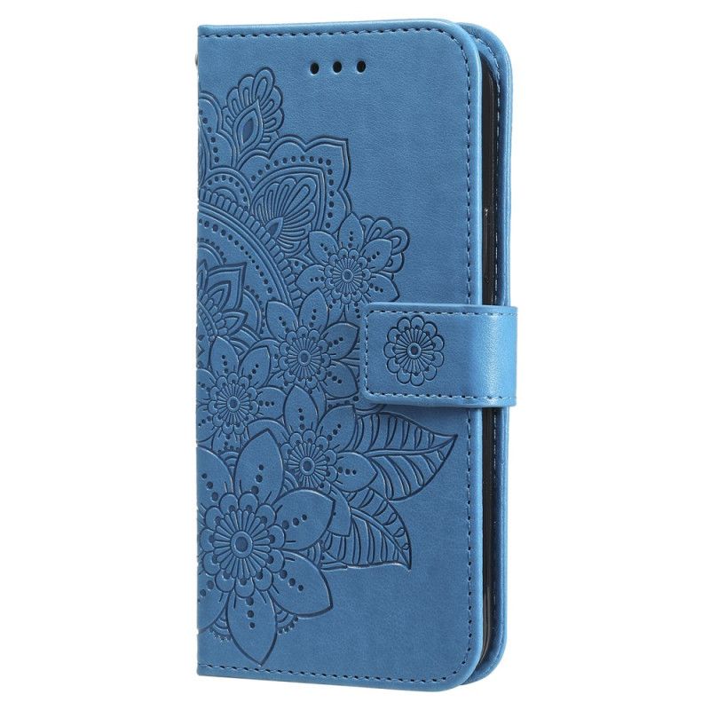 Læder Cover Xiaomi Redmi Note 13 Pro 5g Telefon Etui Mandala Med Snor