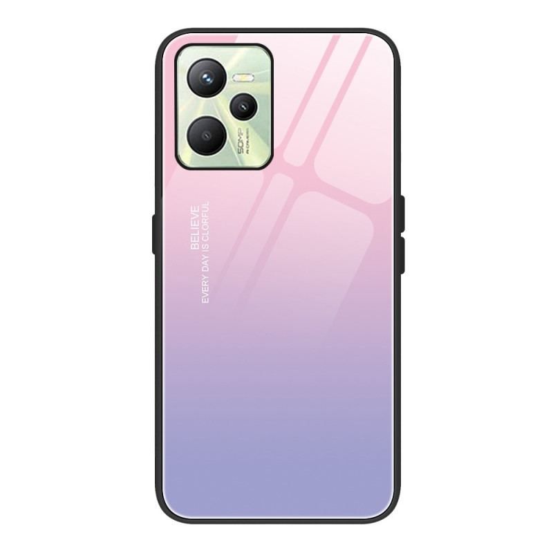 Cover Realme C35 Gradient Farve Hærdet Glas