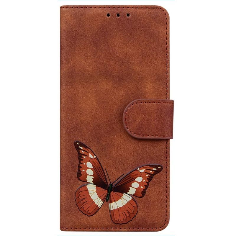 Flip Cover Realme C35 Skin-touch Butterfly