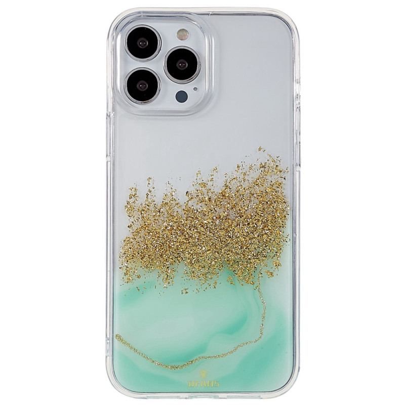 Cover iPhone 14 Pro Glitter Kunst