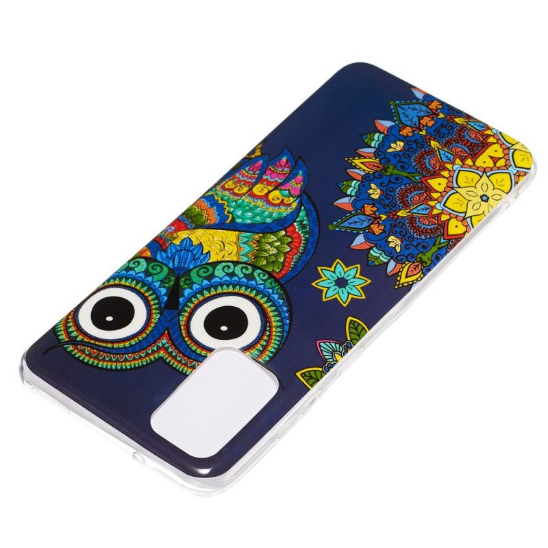 Cover for Samsung Galaxy S20 Plus / S20 Plus 5G Fluorescerende Mandala Ugle