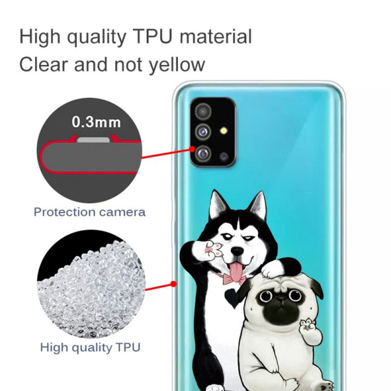 Cover for Samsung Galaxy S20 Plus / S20 Plus 5G Sjove Hunde