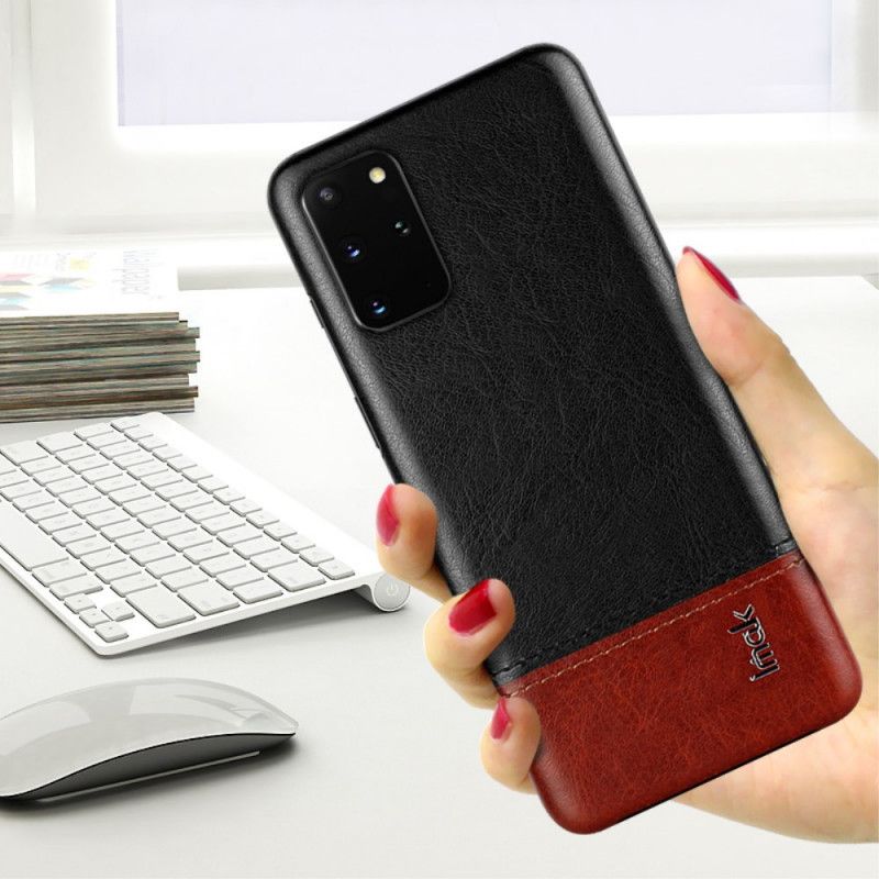 Cover for Samsung Galaxy S20 Plus / S20 Plus 5G Sort Imak Ruiyi Serie Læder Effekt