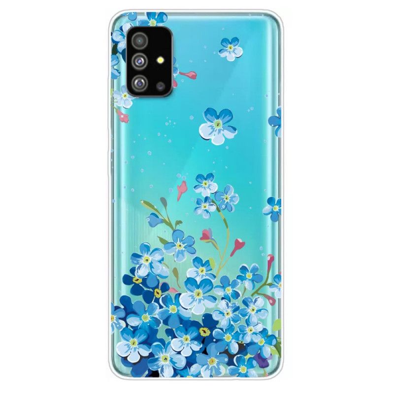 Cover Samsung Galaxy S20 Plus / S20 Plus 5G Blå Blomster Beskyttelse