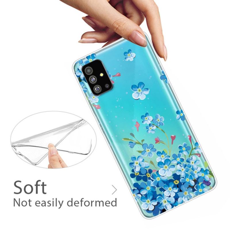 Cover Samsung Galaxy S20 Plus / S20 Plus 5G Blå Blomster Beskyttelse