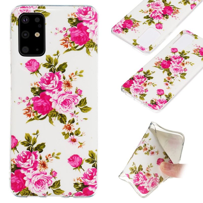 Cover Samsung Galaxy S20 Plus / S20 Plus 5G Fluorescerende Blomster