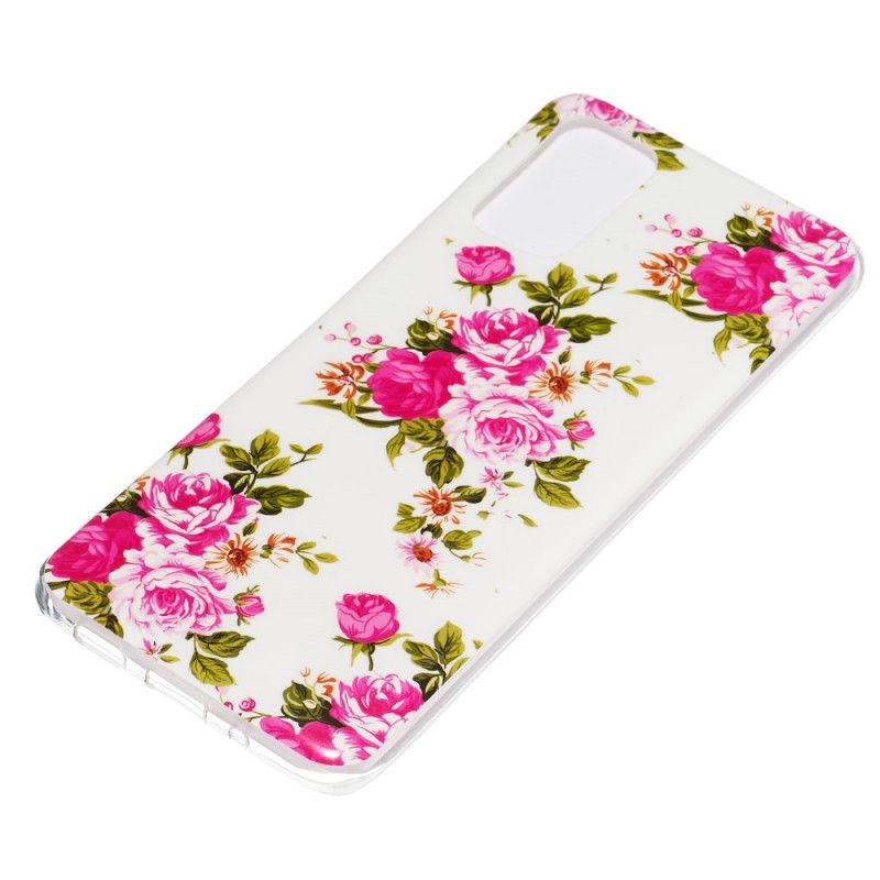 Cover Samsung Galaxy S20 Plus / S20 Plus 5G Fluorescerende Blomster