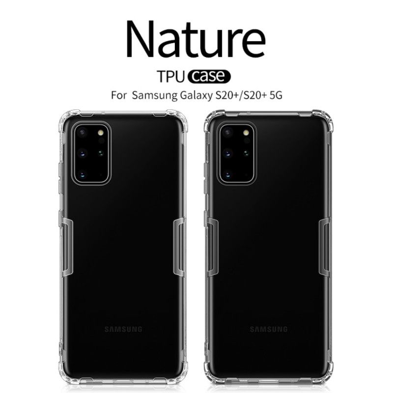 Cover Samsung Galaxy S20 Plus / S20 Plus 5G Hvid Naturlig Gennemsigtig Nillkin