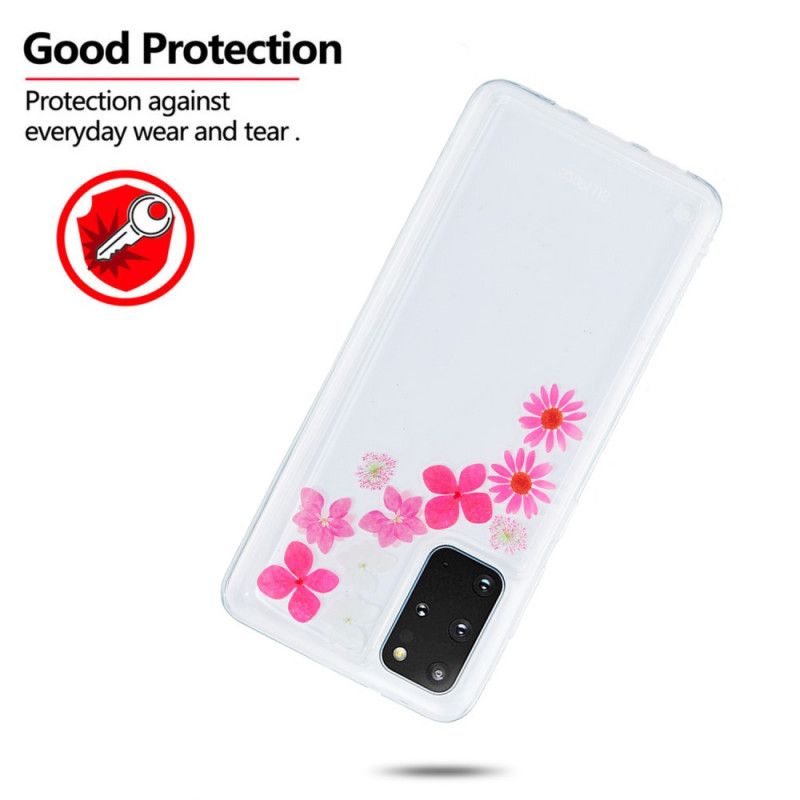 Cover Samsung Galaxy S20 Plus / S20 Plus 5G Mobilcover Flydende Blomster