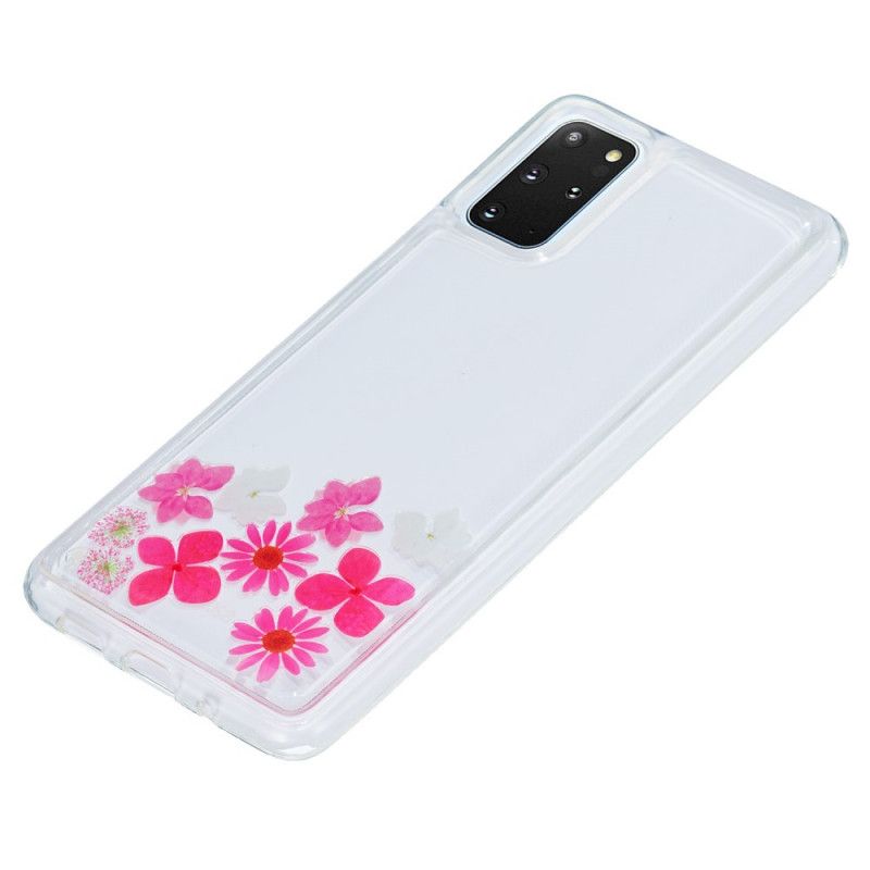 Cover Samsung Galaxy S20 Plus / S20 Plus 5G Mobilcover Flydende Blomster