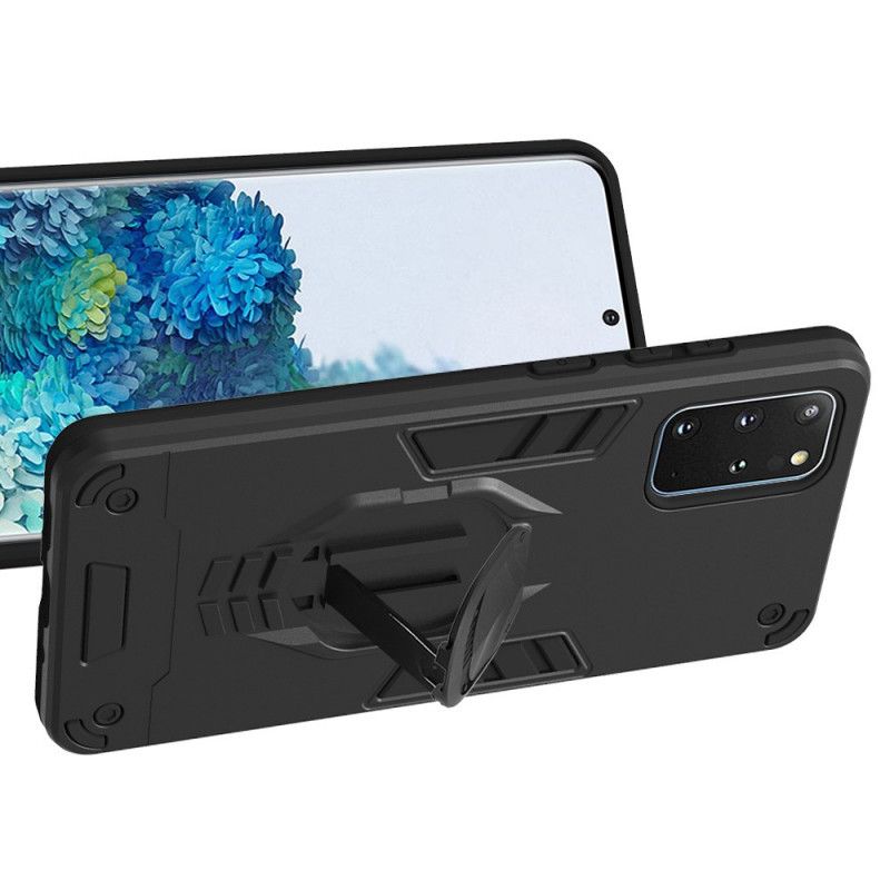 Cover Samsung Galaxy S20 Plus / S20 Plus 5G Sort Aftagelig Aftagelig Holder Beskyttelse