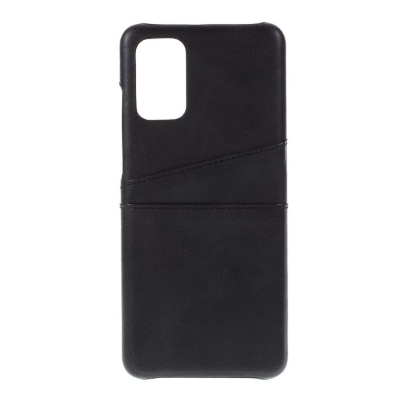 Cover Samsung Galaxy S20 Plus / S20 Plus 5G Sort Dobbelt Kortholder