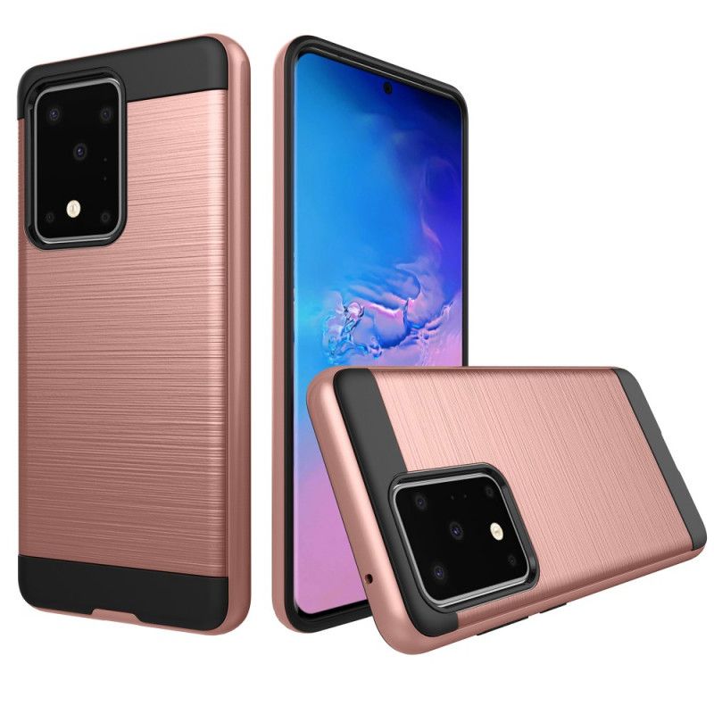 Cover Samsung Galaxy S20 Plus / S20 Plus 5G Sort Farvet Børstet