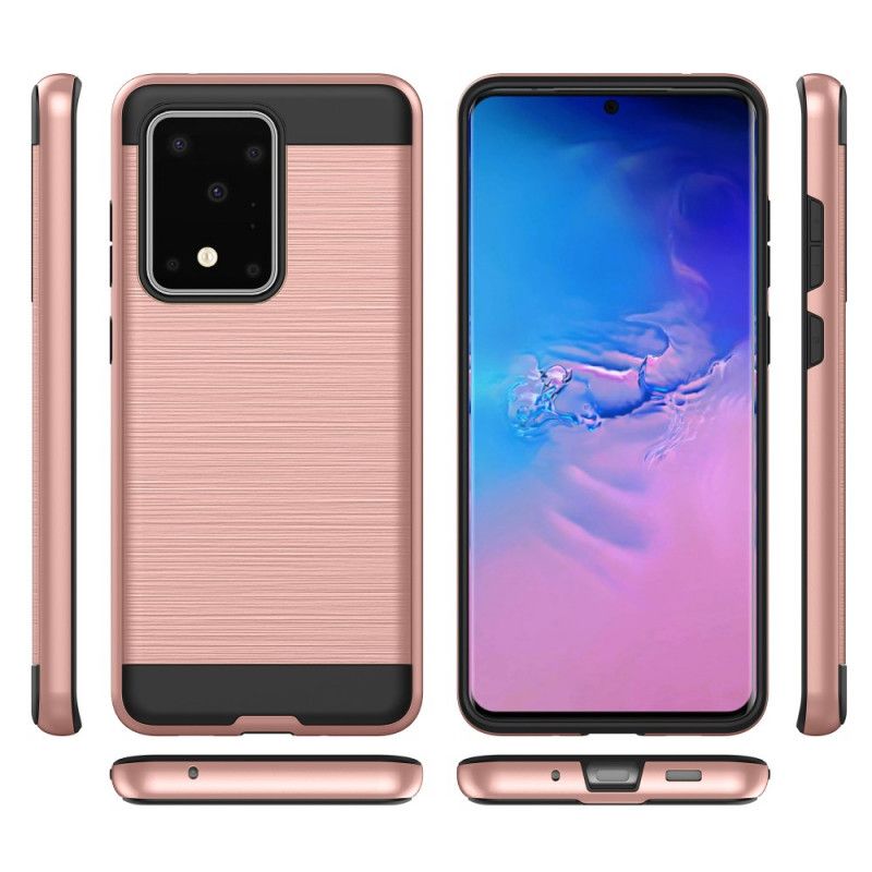 Cover Samsung Galaxy S20 Plus / S20 Plus 5G Sort Farvet Børstet