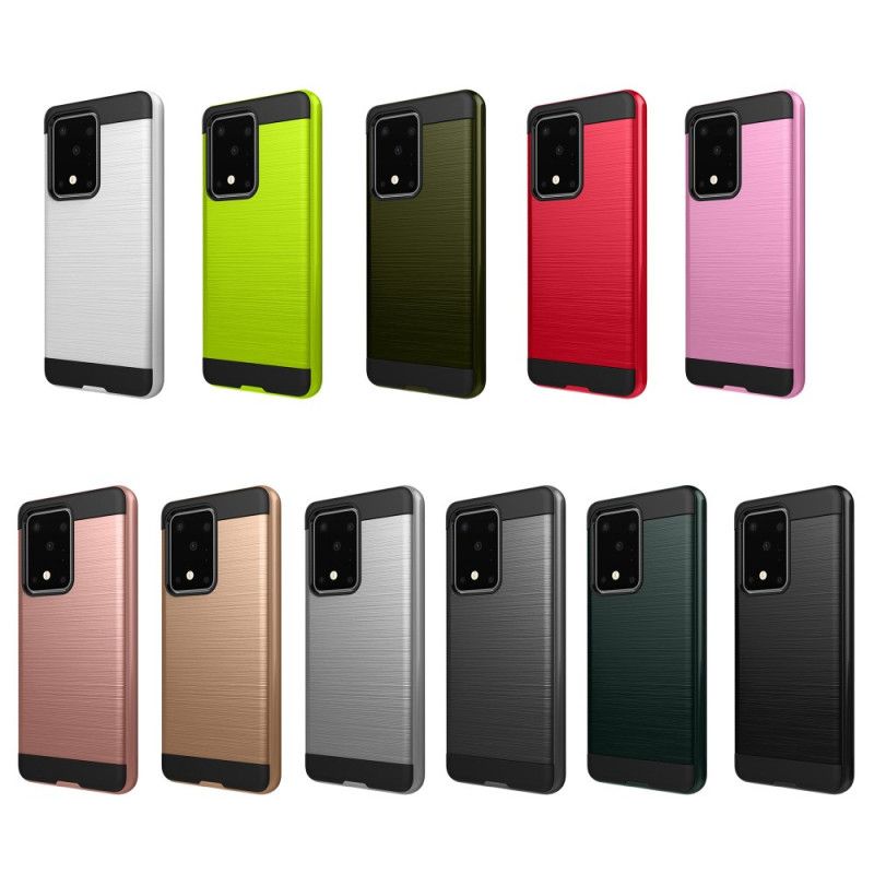 Cover Samsung Galaxy S20 Plus / S20 Plus 5G Sort Farvet Børstet