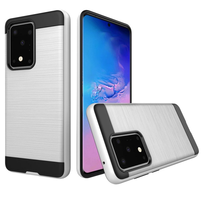 Cover Samsung Galaxy S20 Plus / S20 Plus 5G Sort Farvet Børstet