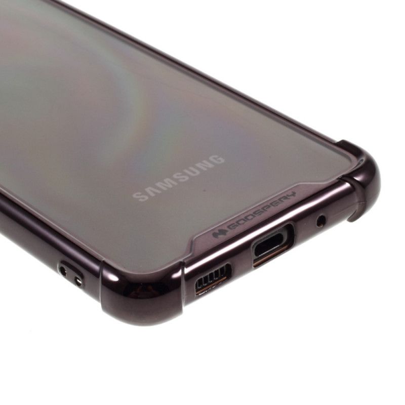 Cover Samsung Galaxy S20 Plus / S20 Plus 5G Sort Gennemsigtige Kanter Med Farvede Farvestoffer