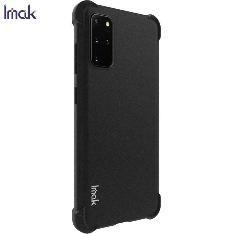 Cover Samsung Galaxy S20 Plus / S20 Plus 5G Sort Imak Silkeagtig Med Skærmfilm