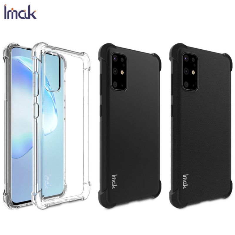 Cover Samsung Galaxy S20 Plus / S20 Plus 5G Sort Imak Silkeagtig Med Skærmfilm