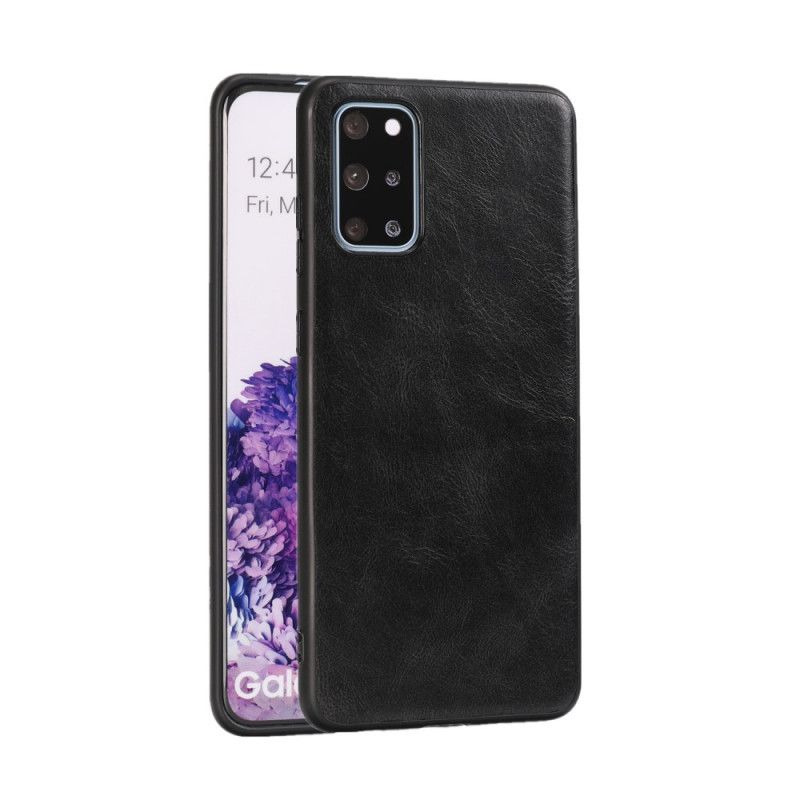 Cover Samsung Galaxy S20 Plus / S20 Plus 5G Sort Læderstil