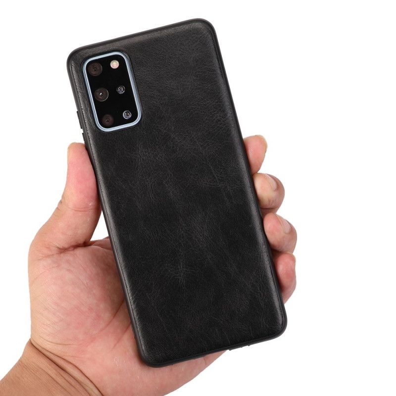 Cover Samsung Galaxy S20 Plus / S20 Plus 5G Sort Læderstil