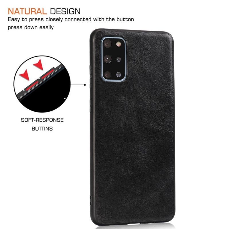 Cover Samsung Galaxy S20 Plus / S20 Plus 5G Sort Læderstil