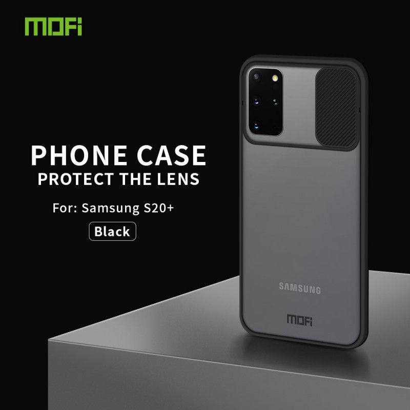 Cover Samsung Galaxy S20 Plus / S20 Plus 5G Sort Mofi Fotomodul Dæksel