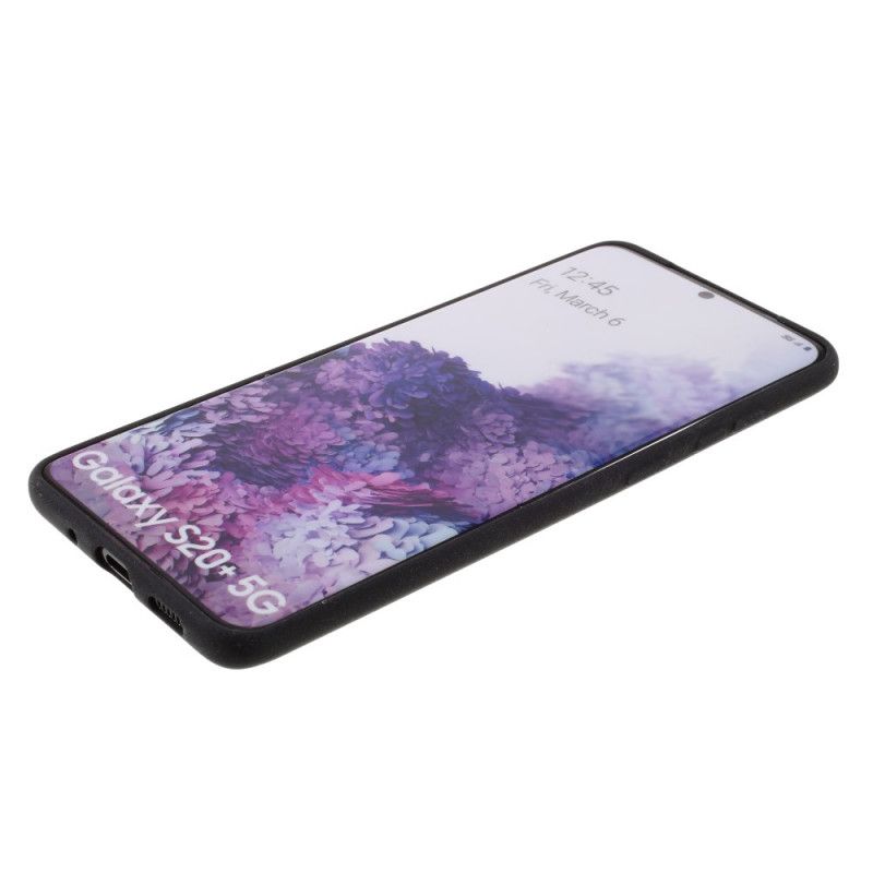 Cover Samsung Galaxy S20 Plus / S20 Plus 5G Sort Plysfornemmelse