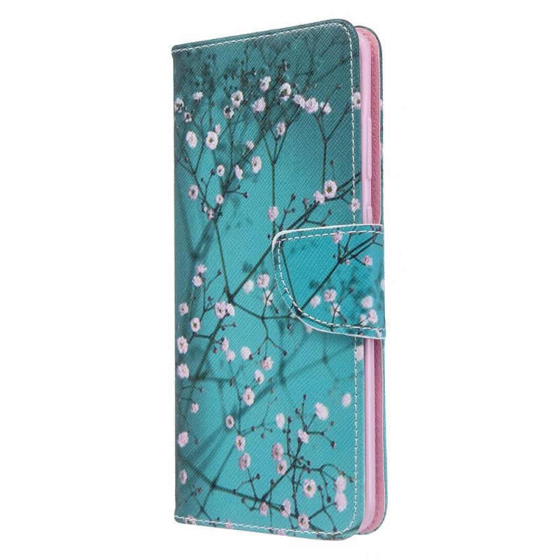 Flip Cover Læder for Samsung Galaxy S20 Plus / S20 Plus 5G Blomstrende Træ