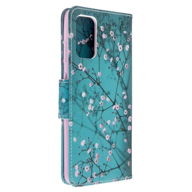 Flip Cover Læder for Samsung Galaxy S20 Plus / S20 Plus 5G Blomstrende Træ