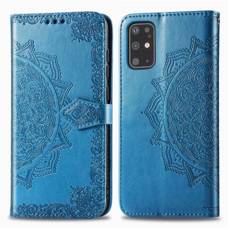 Flip Cover Læder for Samsung Galaxy S20 Plus / S20 Plus 5G Sort Mandala I Middelalderen