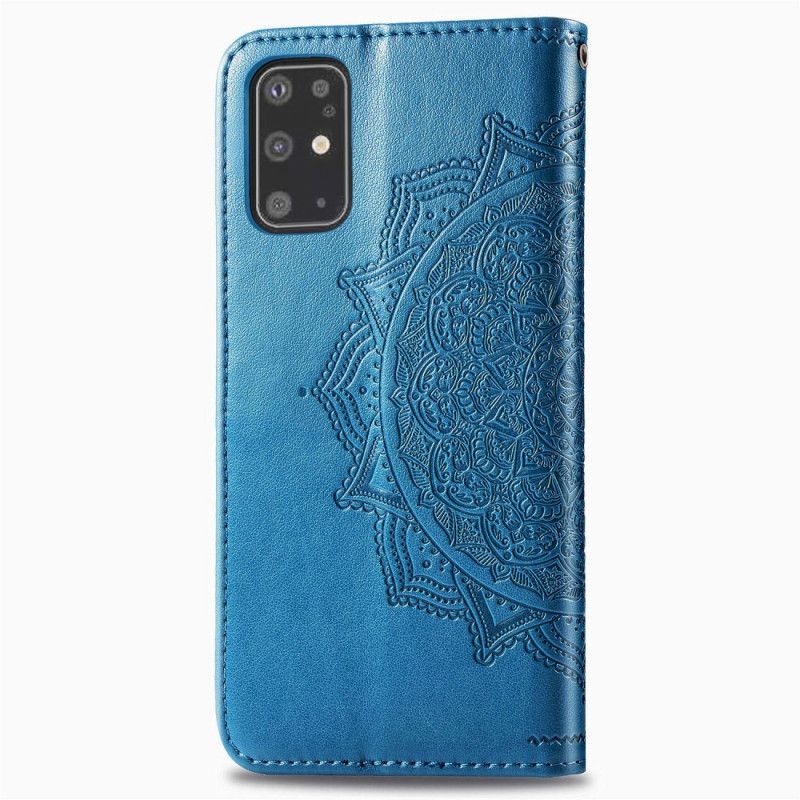 Flip Cover Læder for Samsung Galaxy S20 Plus / S20 Plus 5G Sort Mandala I Middelalderen