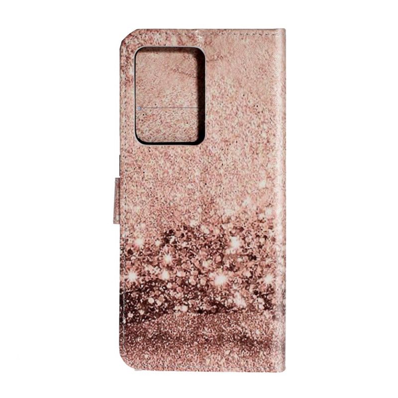 Flip Cover Læder Samsung Galaxy S20 Plus / S20 Plus 5G Designer Pailletter