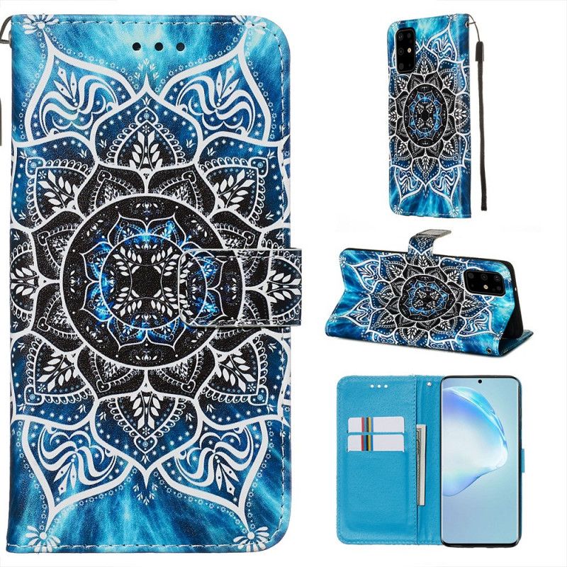 Flip Cover Læder Samsung Galaxy S20 Plus / S20 Plus 5G Mandala På Himlen