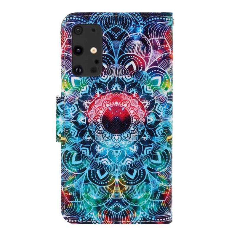 Flip Cover Samsung Galaxy S20 Plus / S20 Plus 5G Mobilcover Prangende Mandala Med Rem