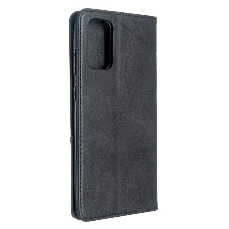 Læder Cover for Samsung Galaxy S20 Plus / S20 Plus 5G Sort Kunstnerstil