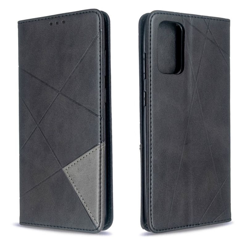 Læder Cover for Samsung Galaxy S20 Plus / S20 Plus 5G Sort Kunstnerstil