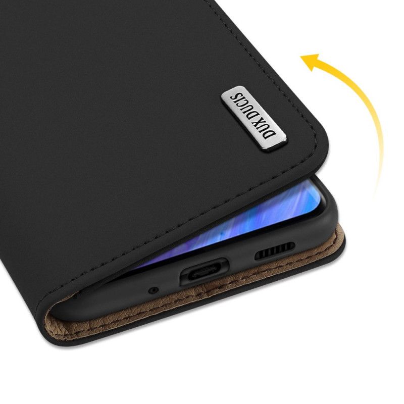 Læder Cover Samsung Galaxy S20 Plus / S20 Plus 5G Sort Mobilcover Ønskeserie Dux-Ducis