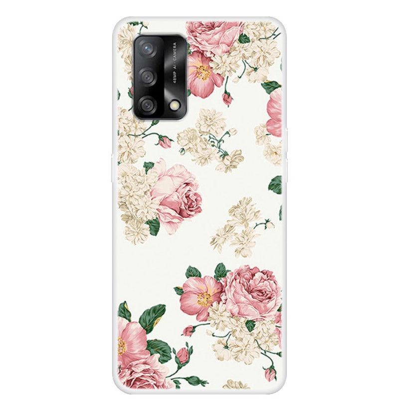 Cover Oppo A74 4g Liberty Flowers