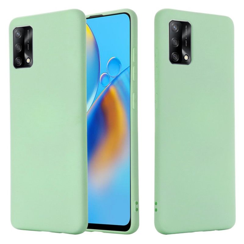 Cover Til Oppo A74 4g Flydende Silikone Med Snor