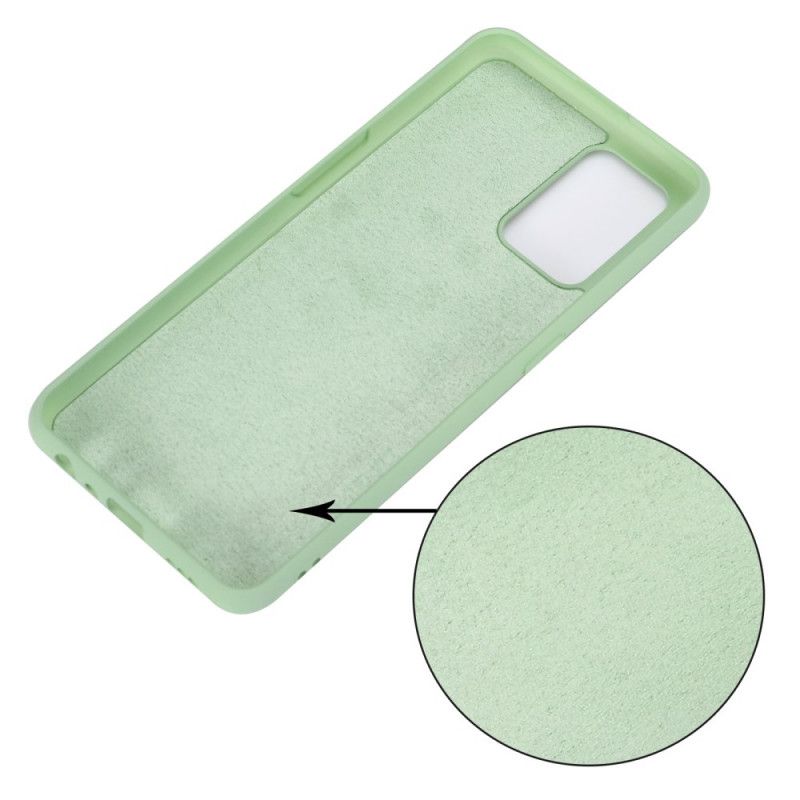 Cover Til Oppo A74 4g Flydende Silikone Med Snor