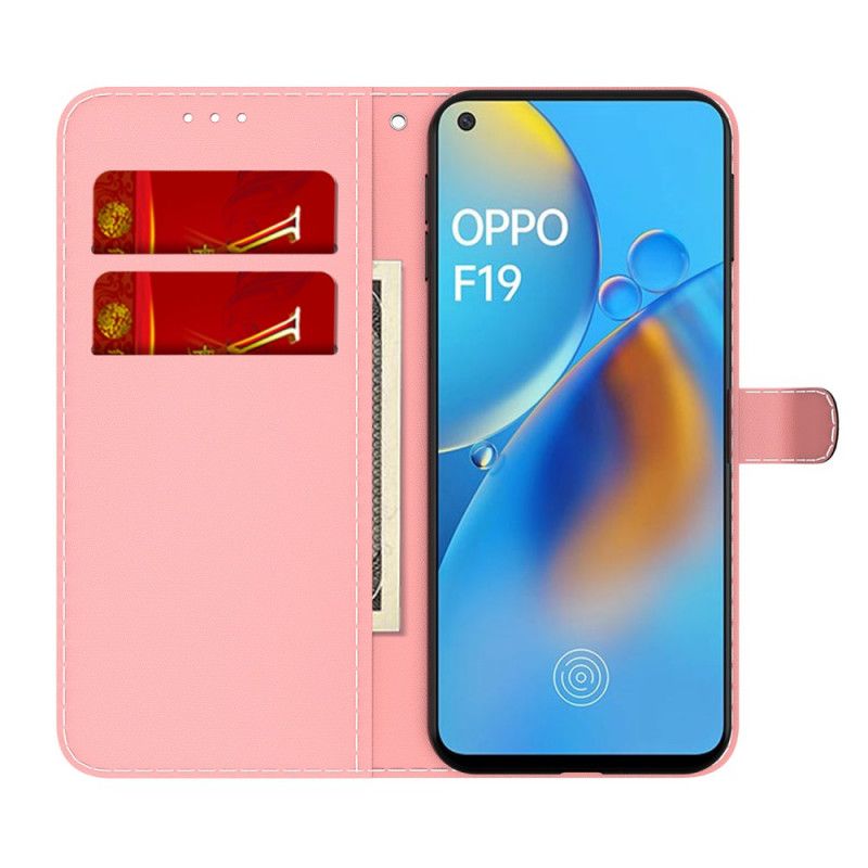 Flip Cover Oppo A74 4g Akvarel