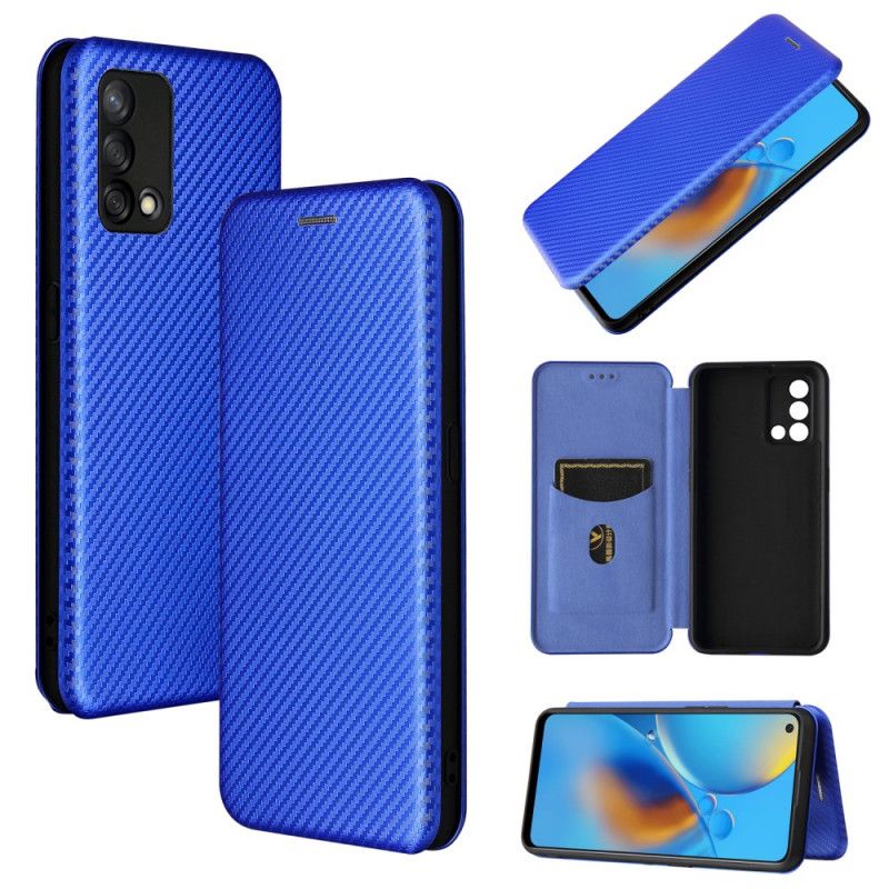 Flip Cover Oppo A74 4g Kulfiber