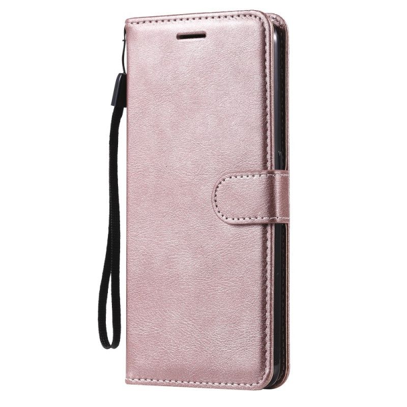 Flip Cover Oppo A74 4g Lædereffekt Strappy