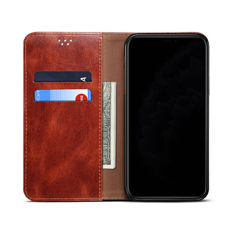 Flip Cover Oppo A74 4g Vokset Kunstlæder