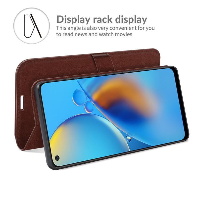 Læder Cover Oppo A74 4g Telefon Etui Kunstlæder Ultra