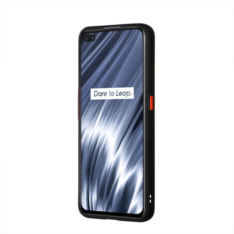 Cover Realme X50 Pro Sort Hybrid Silikonefælgdesign Beskyttelse